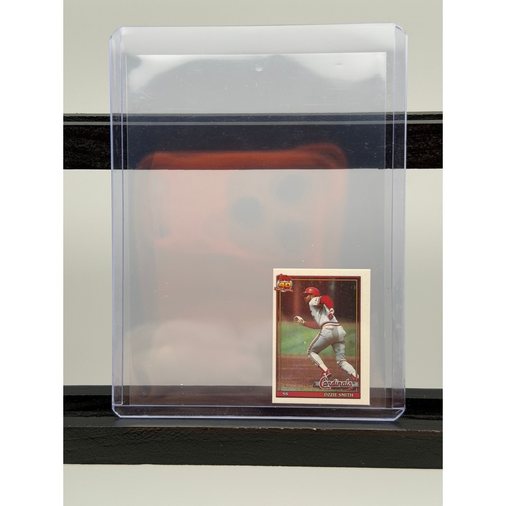 1991 Topps Ozzie Smith 130 St Louis Cardinals Baseball Card Wizard SS